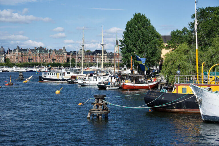 Båtar i Stockholm.